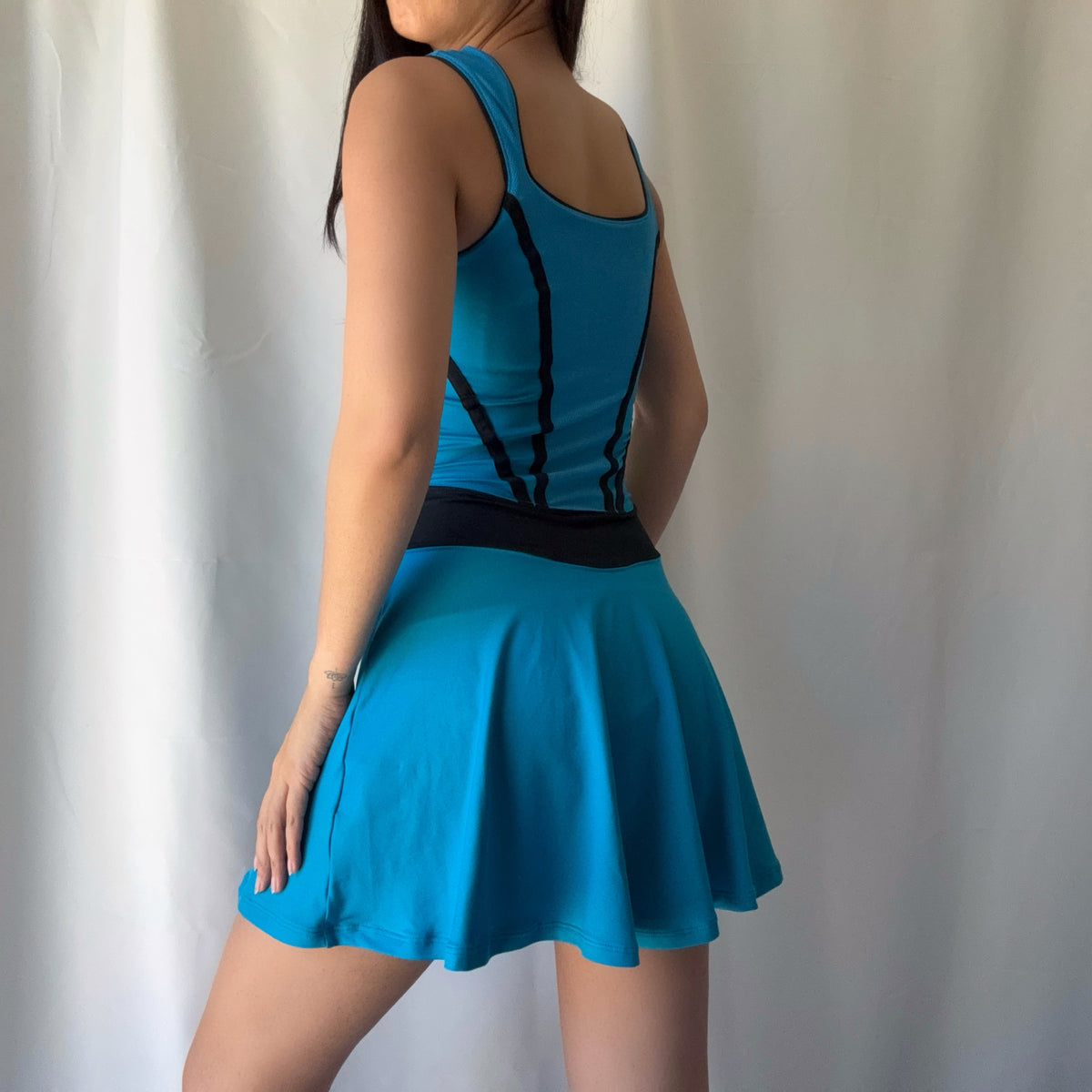 Nike Turquoise Black Tennis Dress 2010 Tenniscore