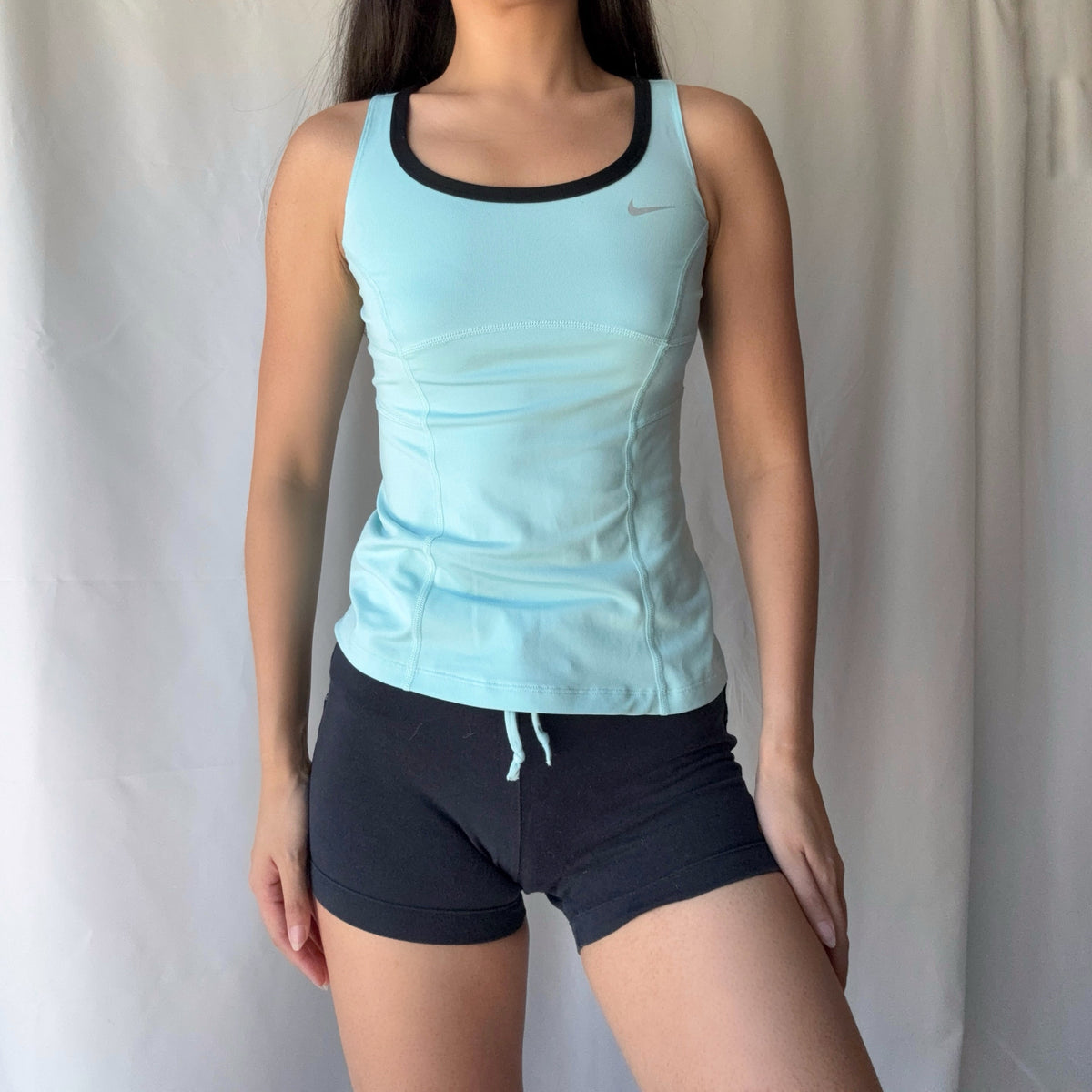 Nike Teal Black Active Short Set Mixed Era Athleisure