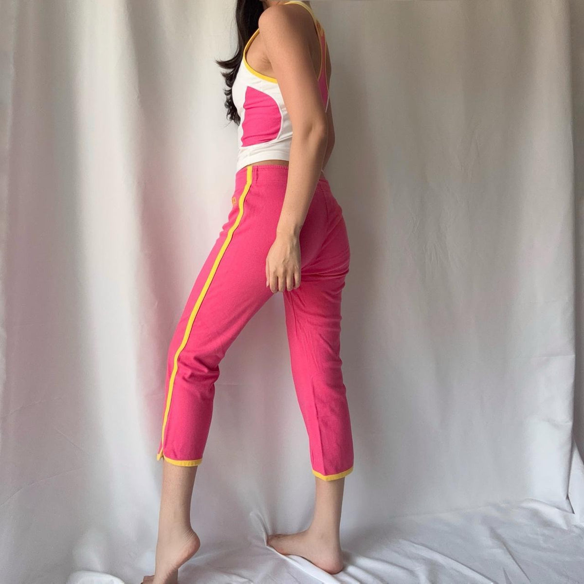 Nike Y2K Pink & White Athleisure Set 💖