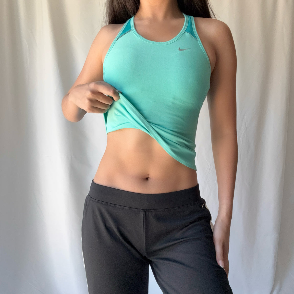 Nike Teal Black Capri Set Mixed Era