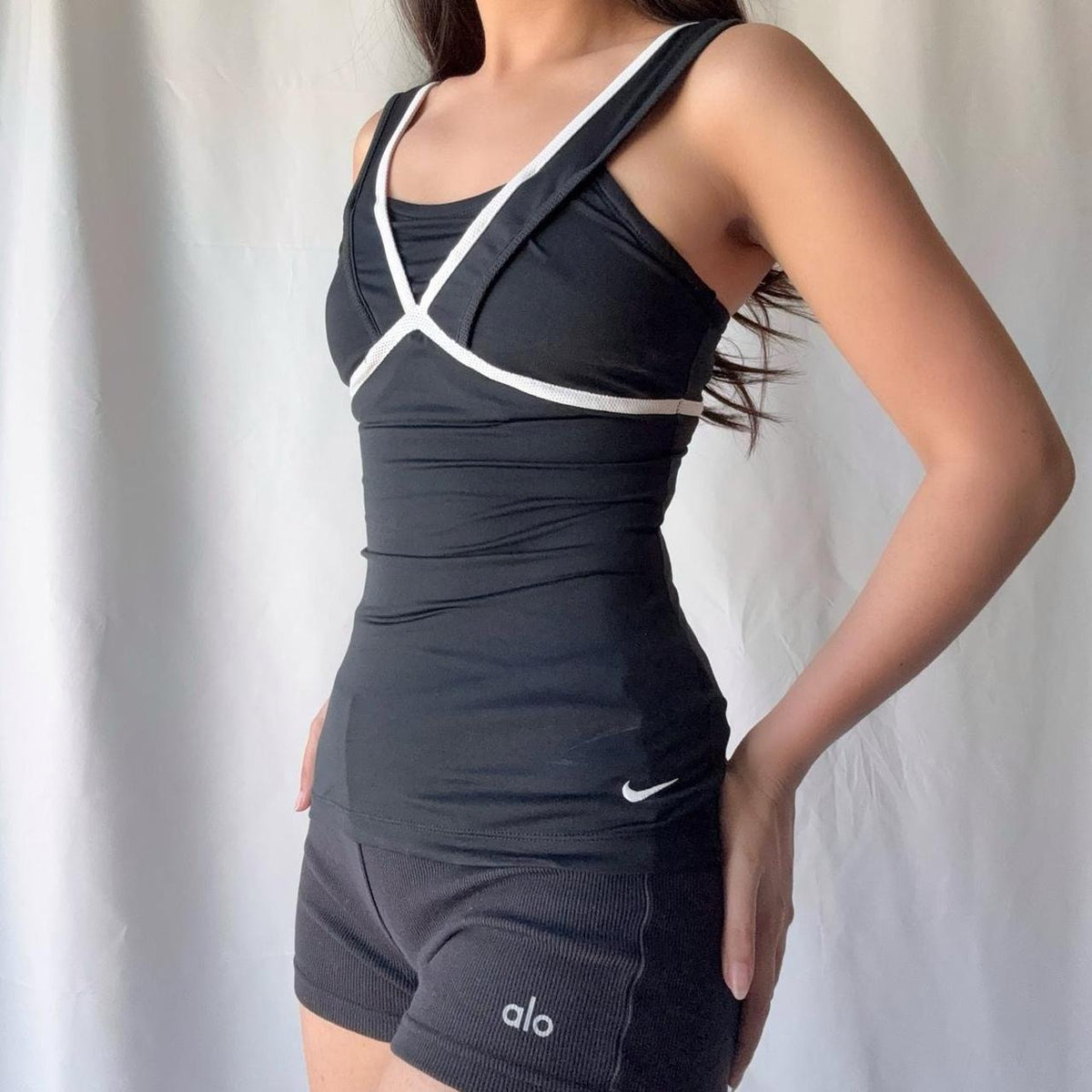 Nike Black Strappy Active Tank 🖤