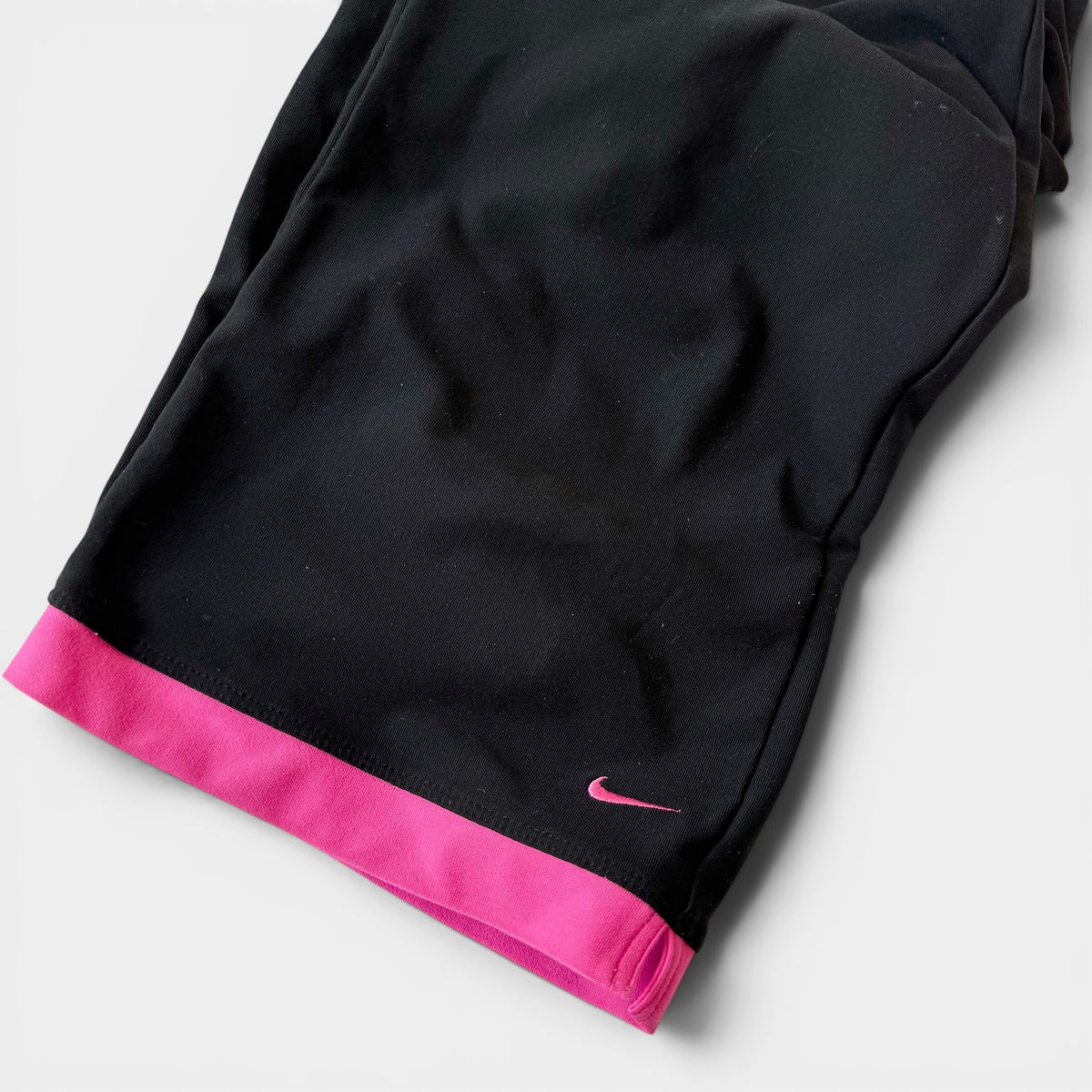 Nike Y2K Grey Pink Capri Set Early 2000s Y2K Athleisure