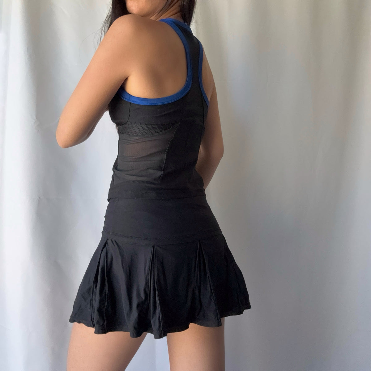 Nike Mixed Era Black Tennis Skirt Set