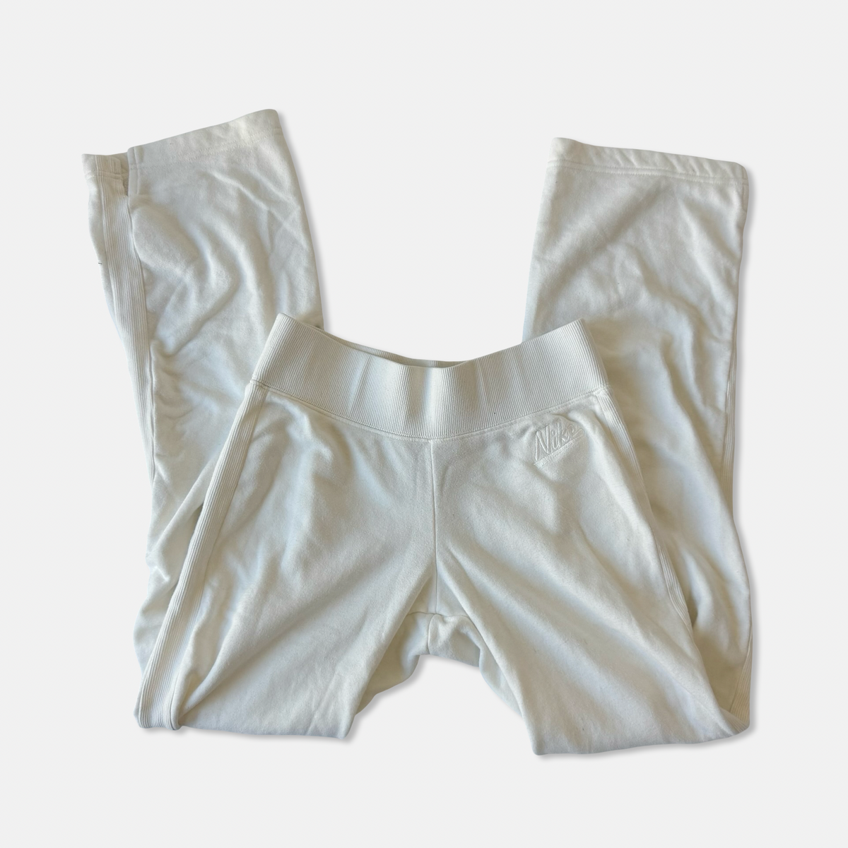 Nike Mixed Era Blue White Flare Pant Set