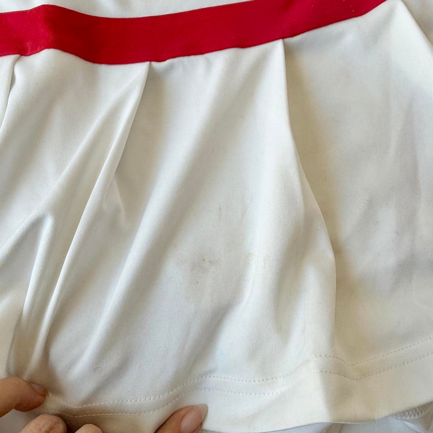 Adidas Vintage 2006 White Red Skirt Set ❤️