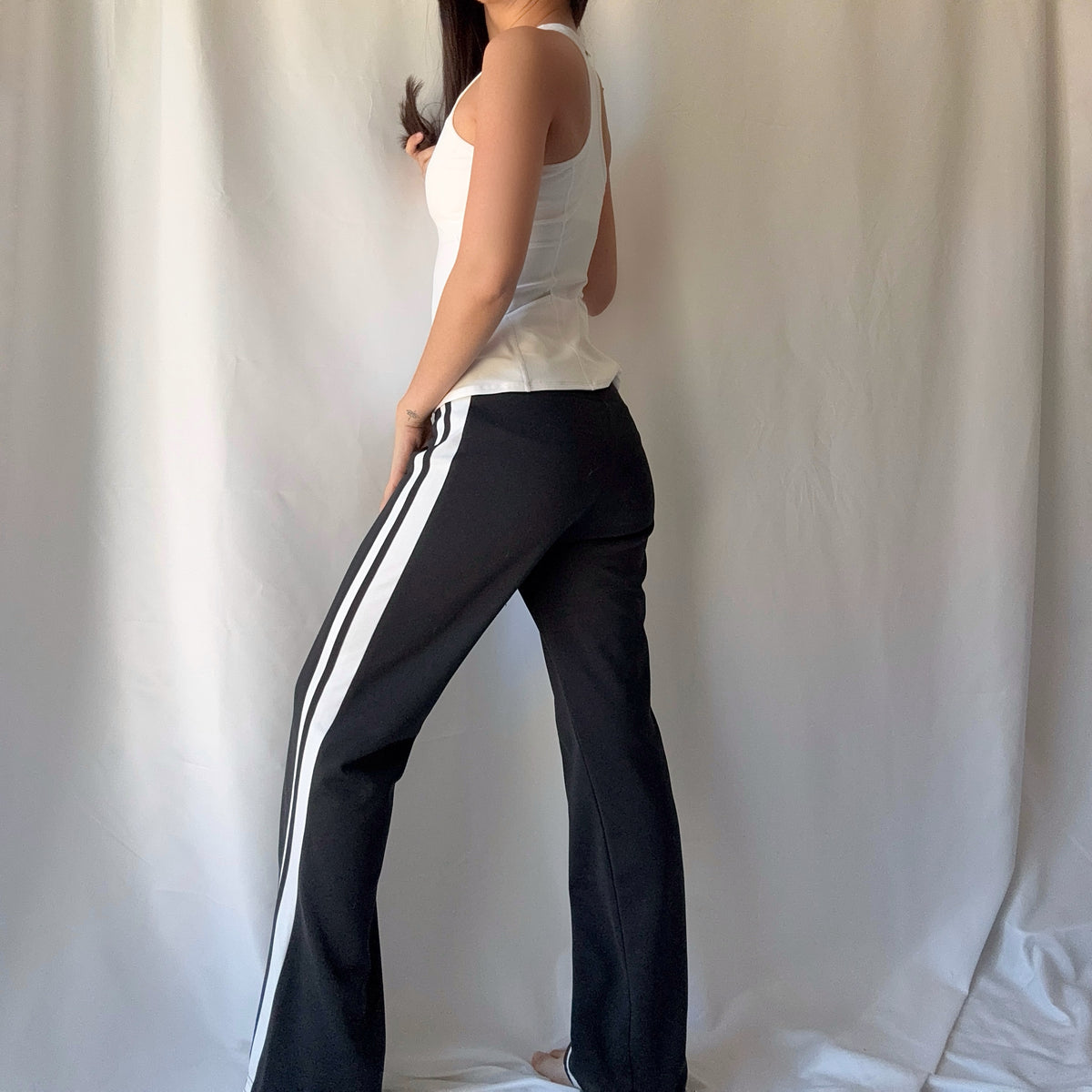 Nike Black White Track Pant Set Mixed Era Athleisure