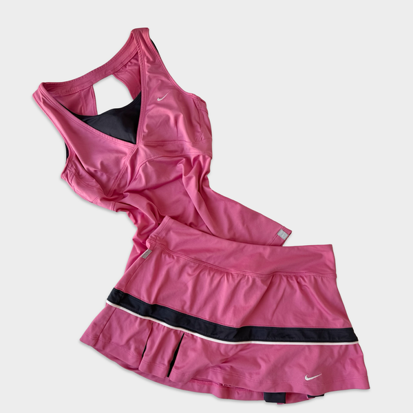 Nike Rare Wimbledon Pink Tennis Skort Set