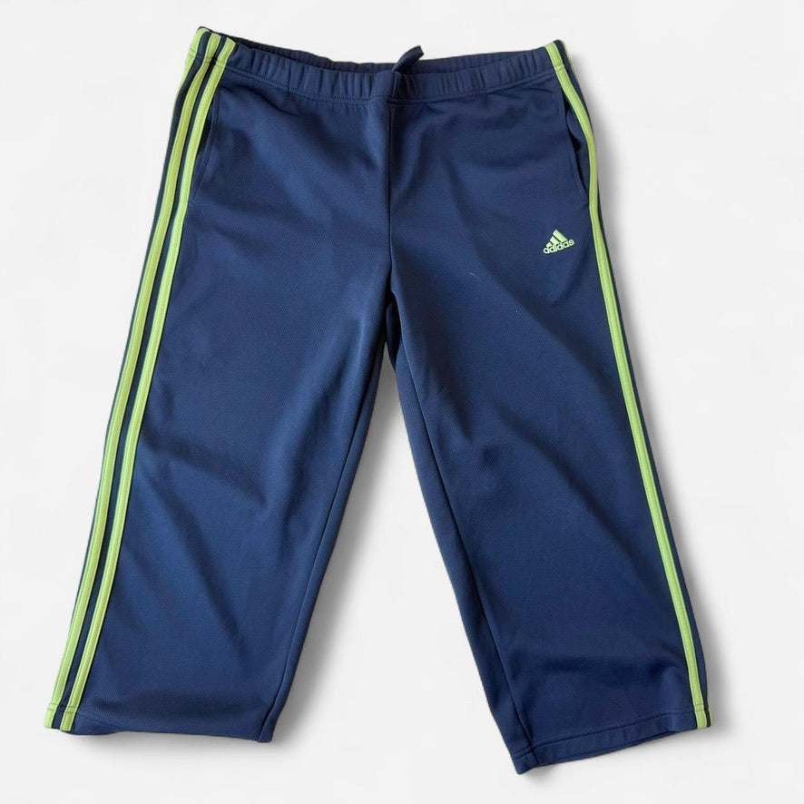 Adidas Y2K Navy Neon Capri Pant Set