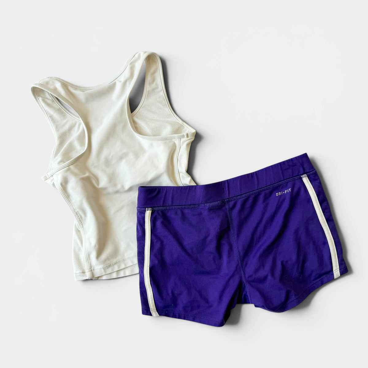 Nike 2010s Purple Activewear Short Set