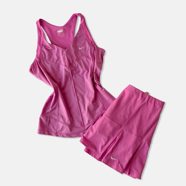 Nike Pink Tennis Skort Set