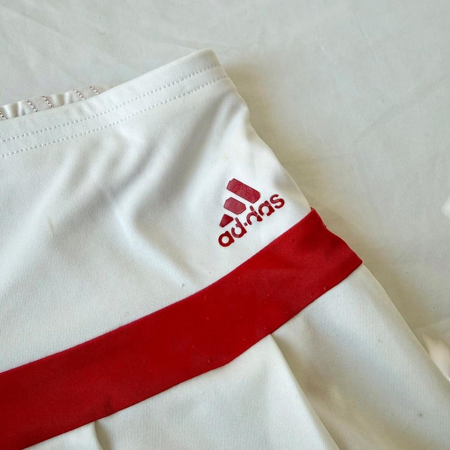 Adidas Vintage 2006 White Red Skirt Set ❤️