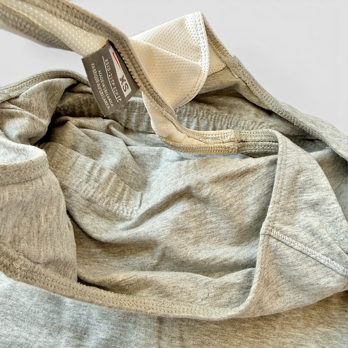 Nike Y2K Grey Active Short Set Minimal Athleisure