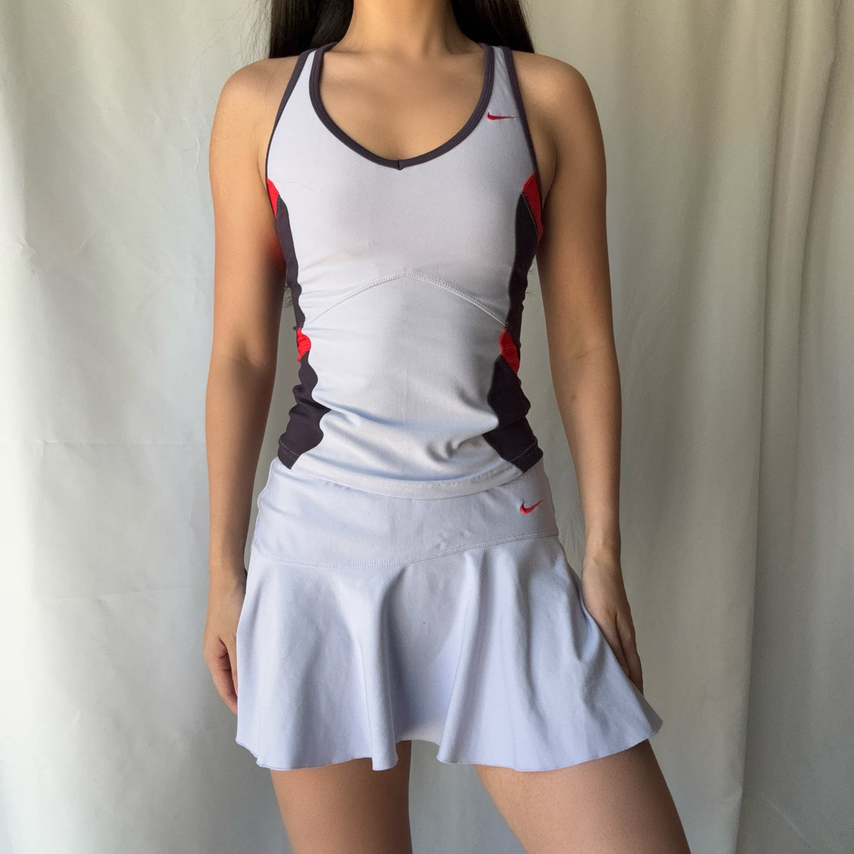 Nike Y2K Lilac Tennis Skirt Set