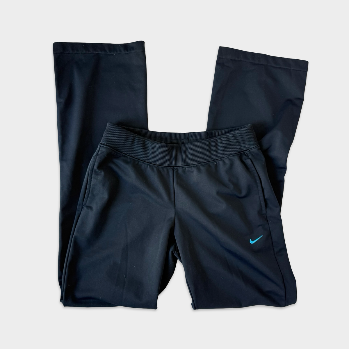 Nike 2010s Blue Black Flare Pant Set