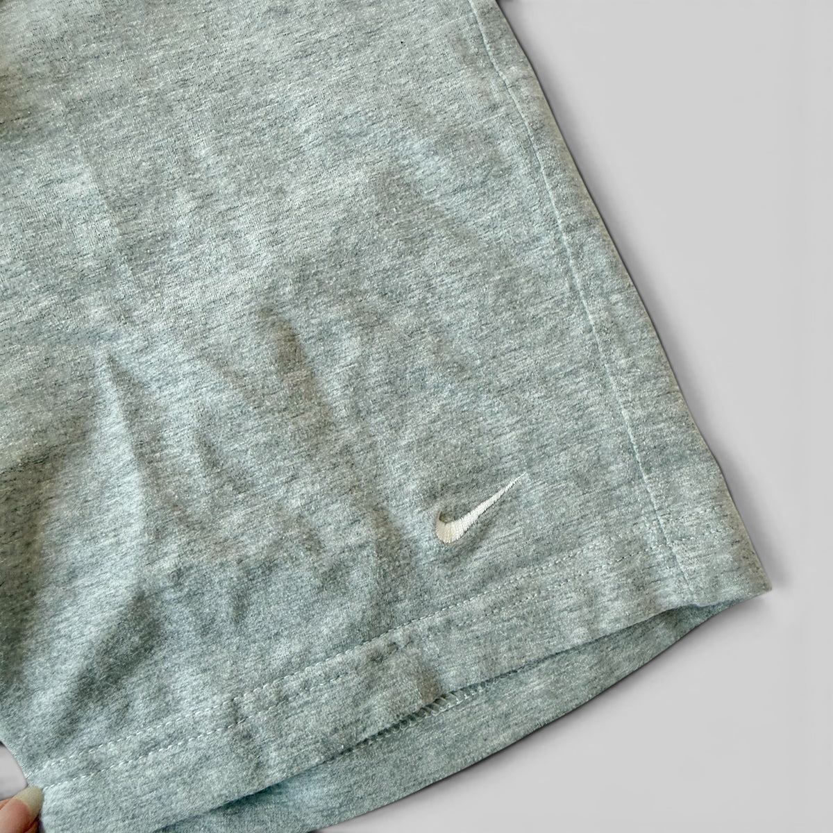 Nike Y2K Grey Active Short Set Minimal Athleisure