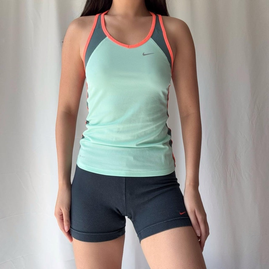 Nike Mixed Era Mint Black Short Set