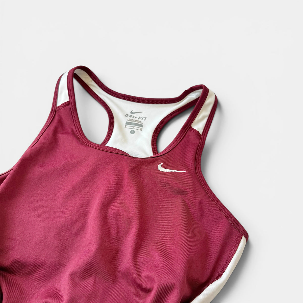 Nike Burgundy Running Short Set Classic Athleisure