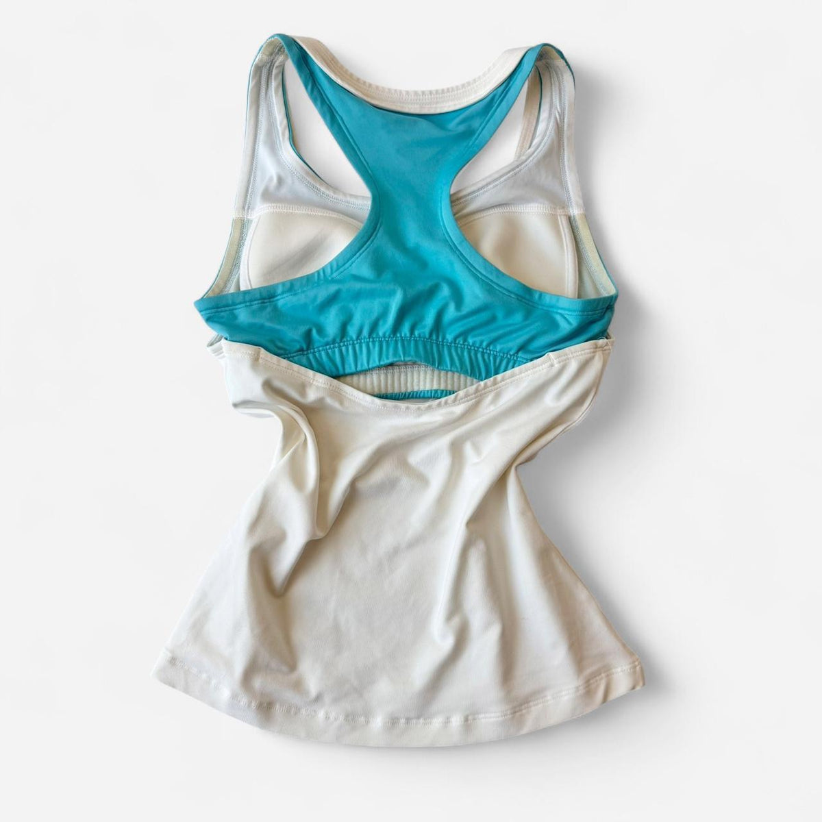 Nike White & Aqua Athleisure Set 🩵