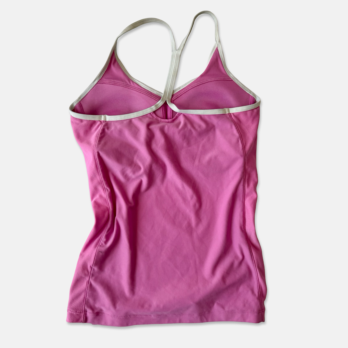 Nike Mixed Era Pink Gray Capri Set