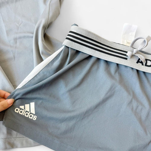 Adidas Gray Tank & Tennis Skirt Set