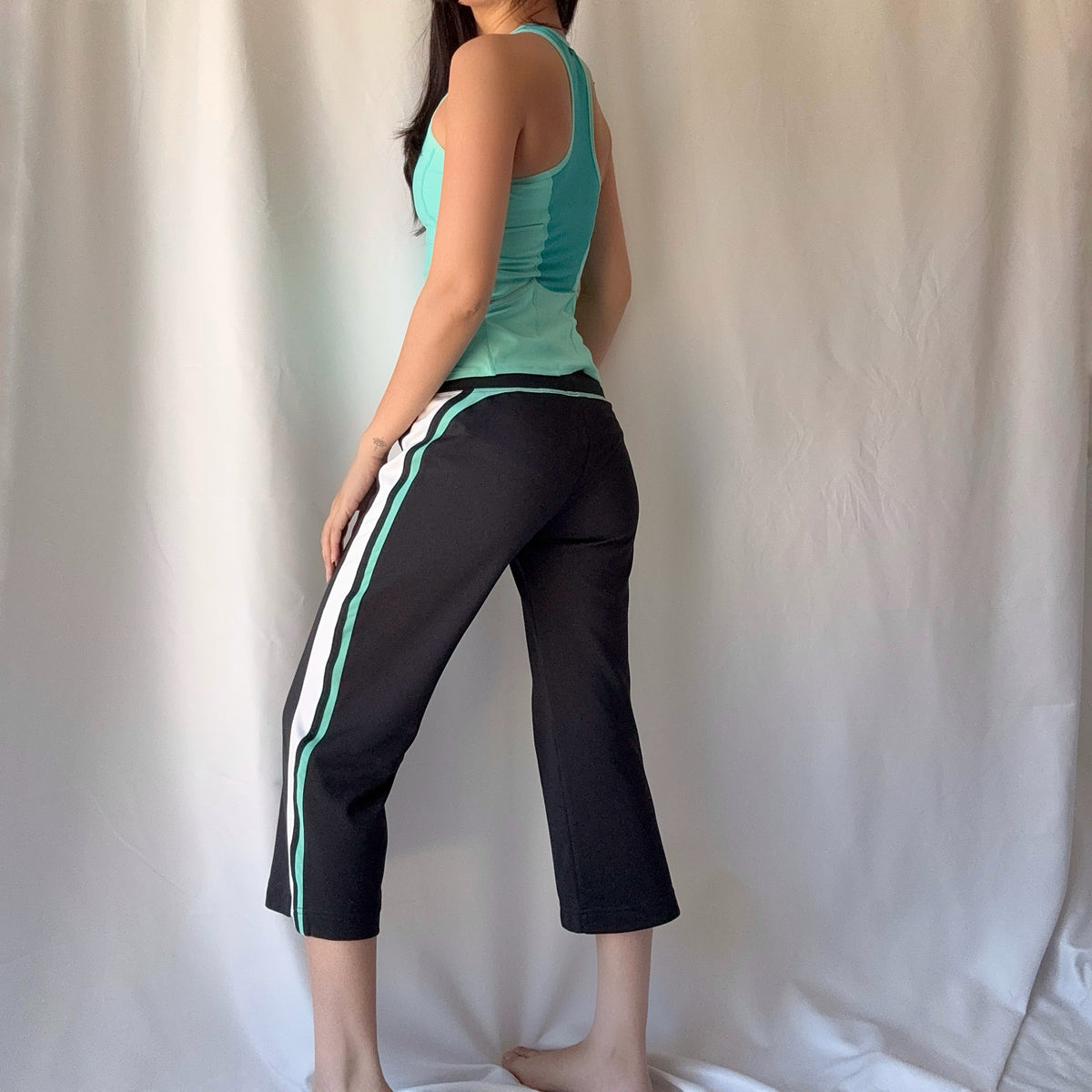 Nike Teal Black Capri Set Mixed Era