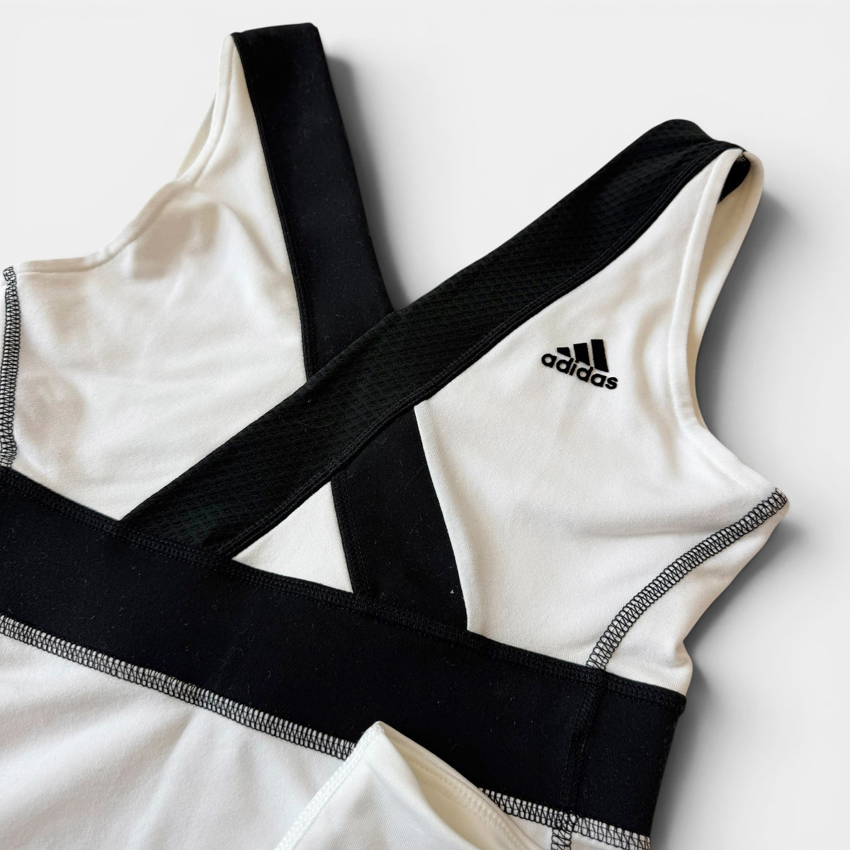 Adidas White Black Active Short Set Mixed Era