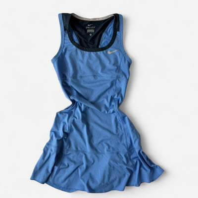 Vintage Nike Cobalt Blue Ruffle Tennis Dress
