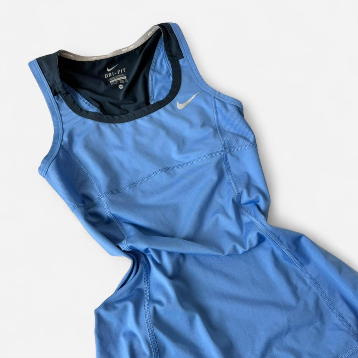 Vintage Nike Cobalt Blue Ruffle Tennis Dress