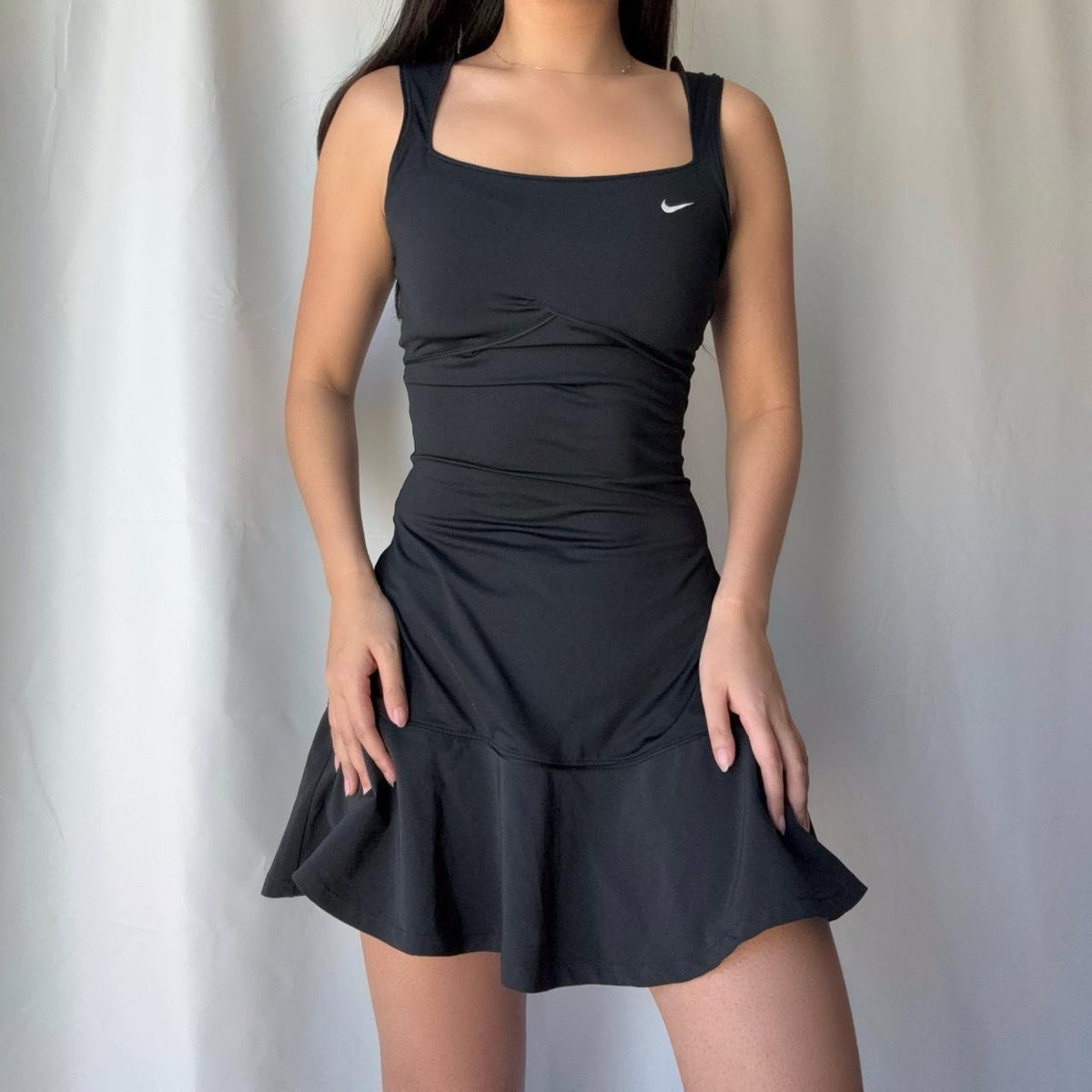 nike black tennis dress Nike Women's Victory Dri-FIT Tennis Dress- FQ1780-010