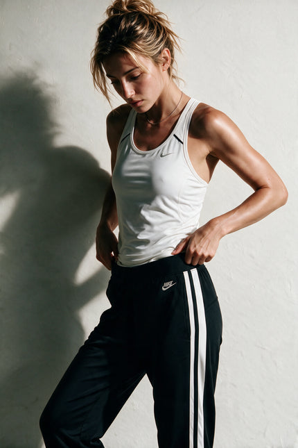 Nike Black White Track Pant Set Mixed Era Athleisure
