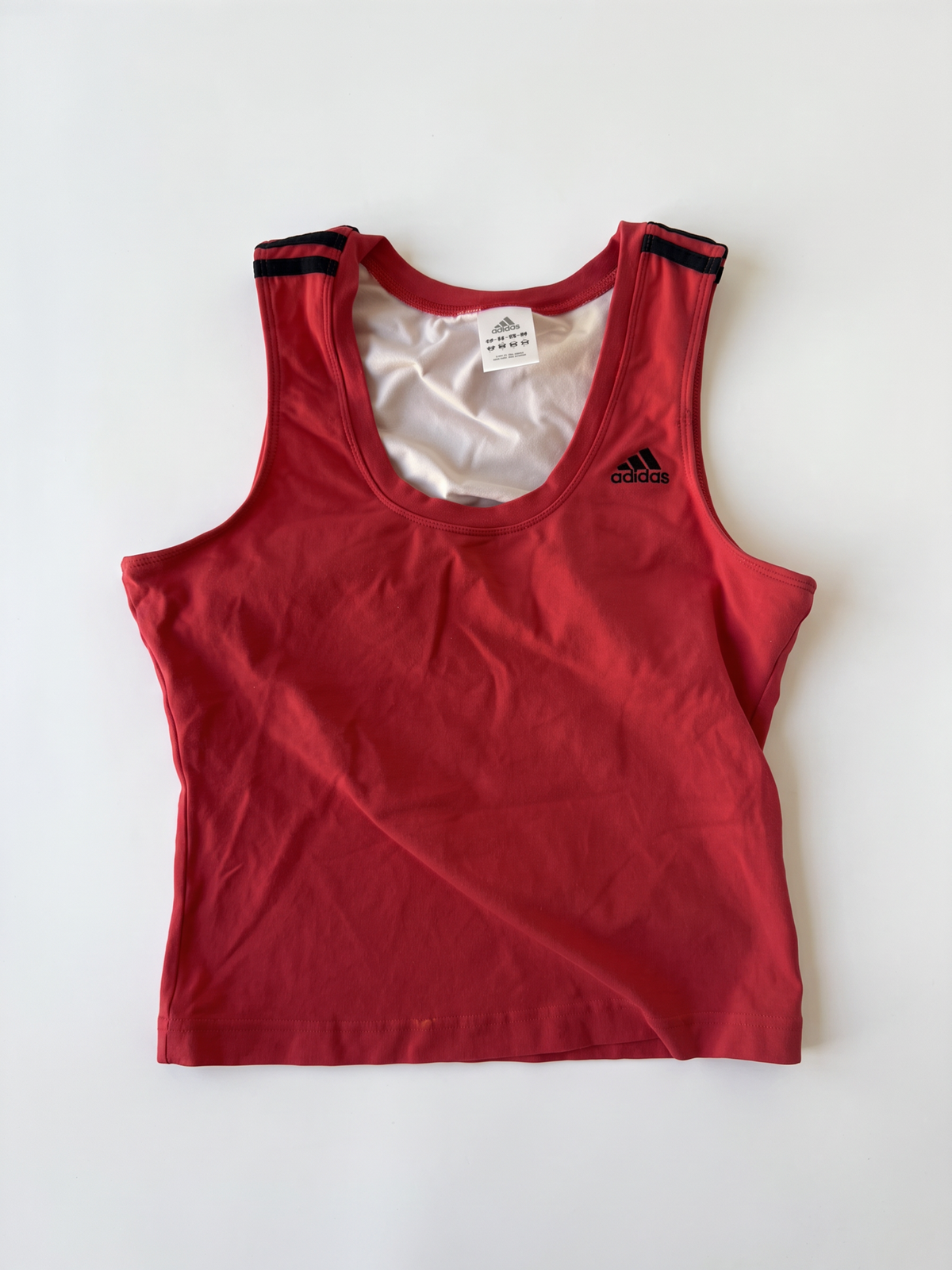 Adidas Y2K Red Black Tank Top