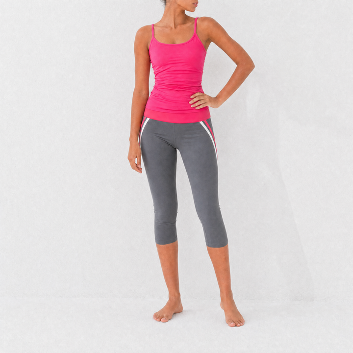 Y2K Bebe Sport Pink Capri Set