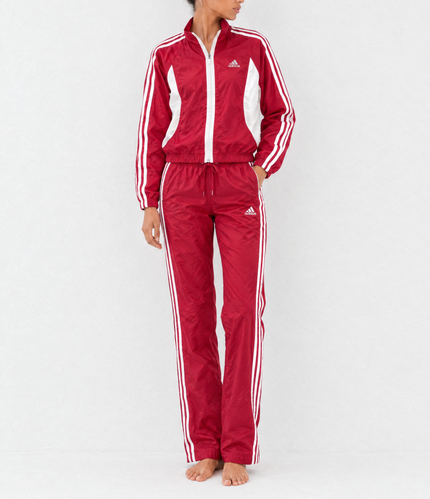 Adidas 2000s Red White Tracksuit Set